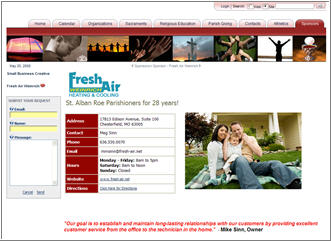 Example Business Profile Page